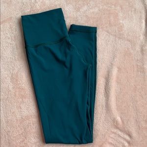 Teal Ivivva high waisted leggings